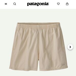 Patagonia Women's Funhoggers Shorts 4" New Size Small (Undyed Natural) 57160